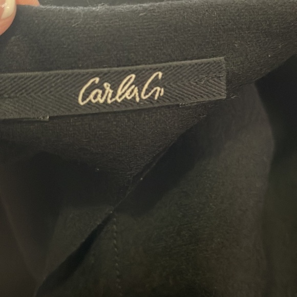 Carla C. Black Stretch Wool Sheath Dress from Italy - Picture 11 of 13